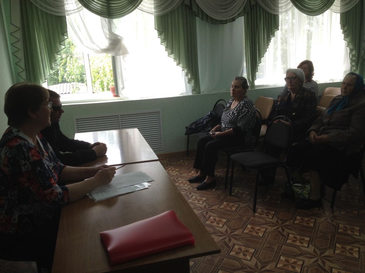 Встреча граждан Инсарского района с Ковылкинской местной организацией Всероссийского общества слепых.
